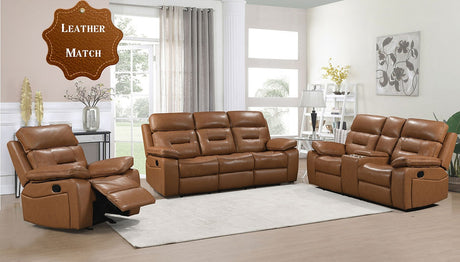 Camel Leather Sofa