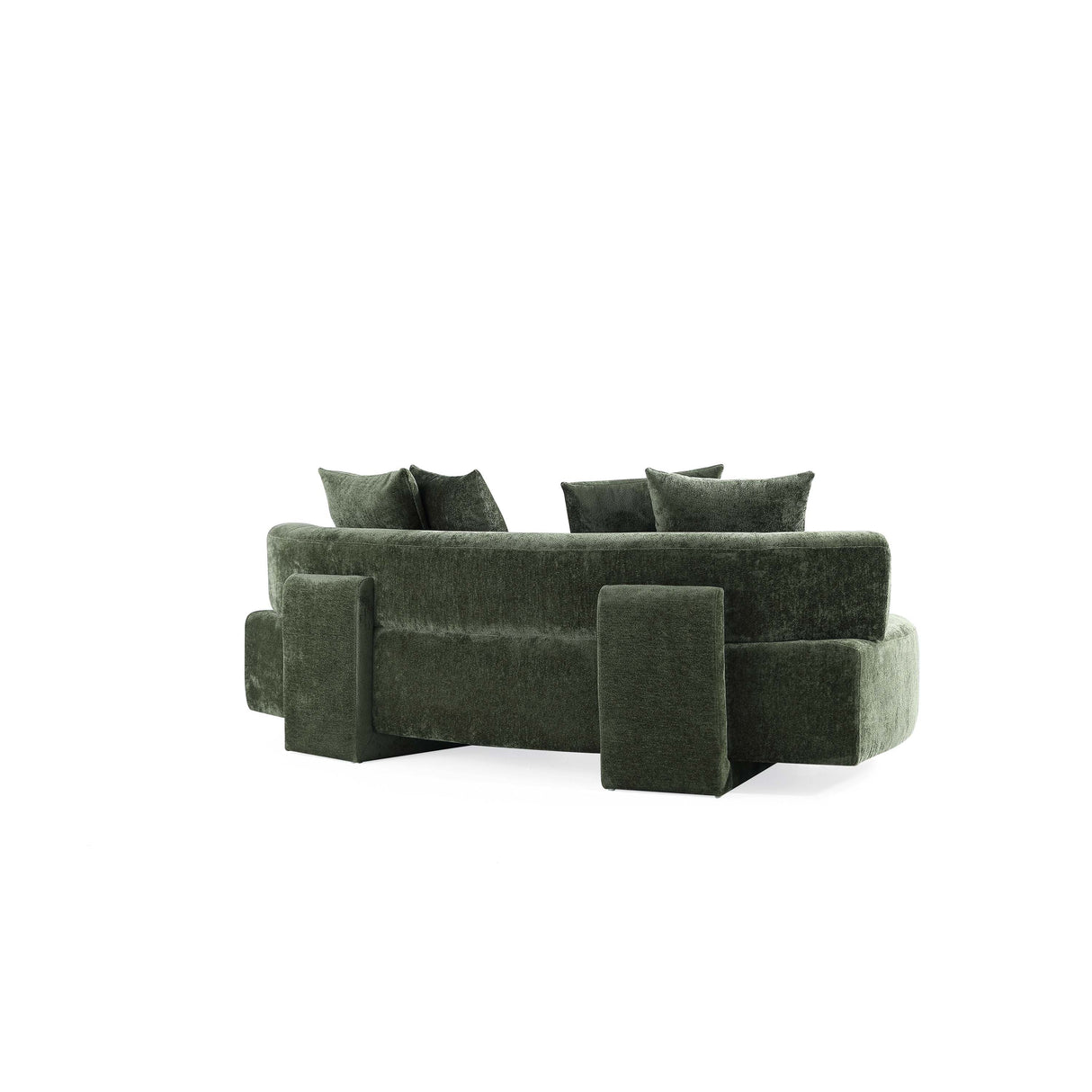 3-Piece Verandah 90.6" Sofa, 112" XL Sofa and Accent Chair in Olive Green by Manhattan Comfort at Eve Furniture
