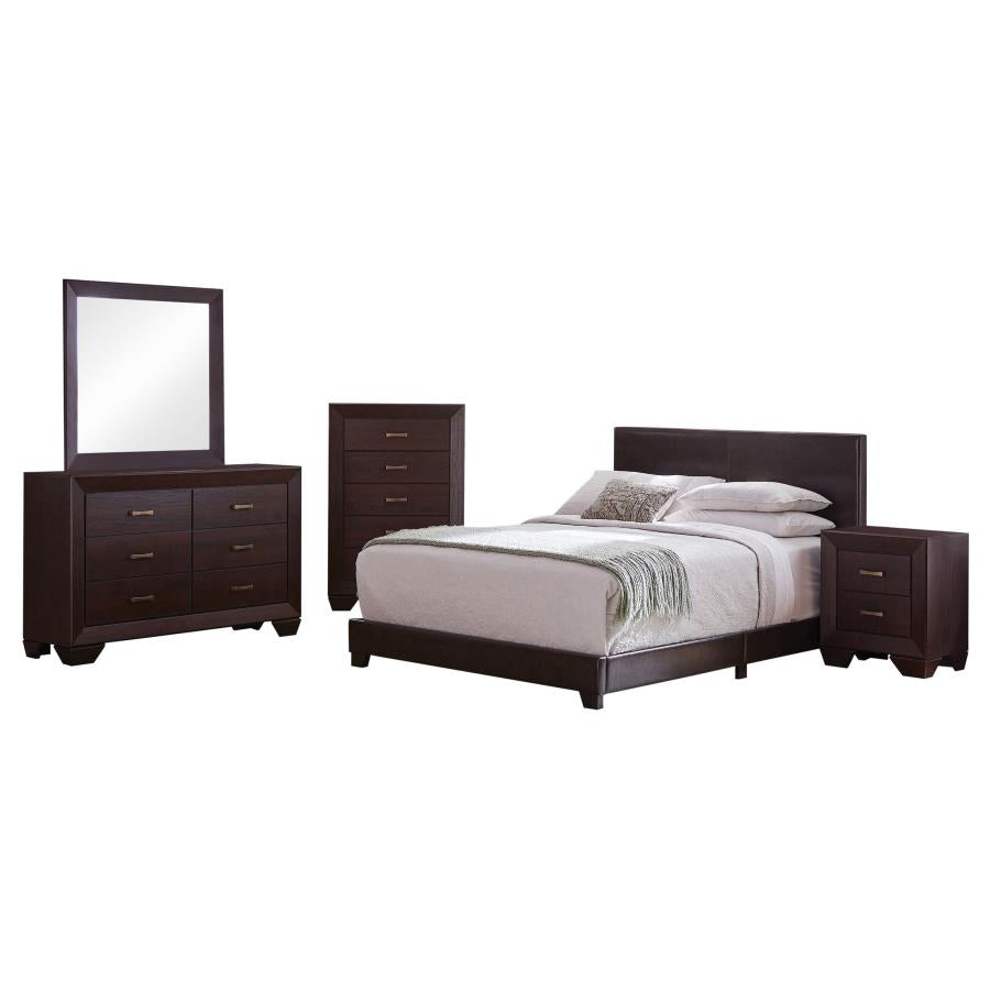 Dorian Brown/Dark Cocoa 5-Piece Full Bedroom Set
