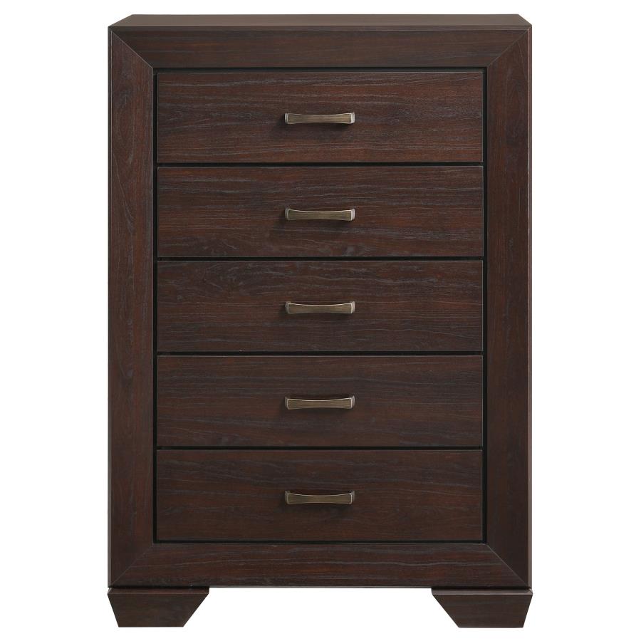 Dorian Brown/Dark Cocoa 5-Piece Full Bedroom Set