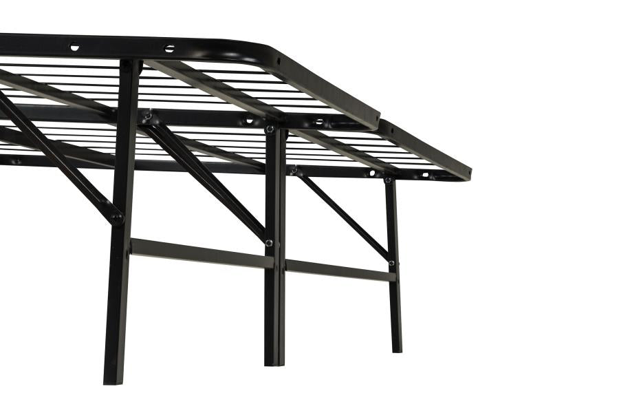 Kramer Black California King Folding Metal Bed Frame by Coaster at Eve Furniture
