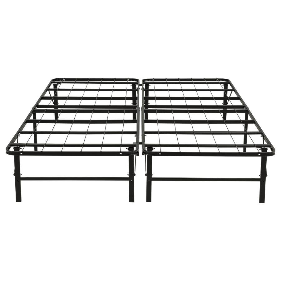 Kramer Black Queen Folding Metal Platform Bed Frame by Coaster at Eve Furniture