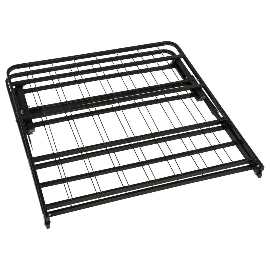 Kramer Black Twin XL Folding Metal Platform Bed Frame by Coaster at Eve Furniture