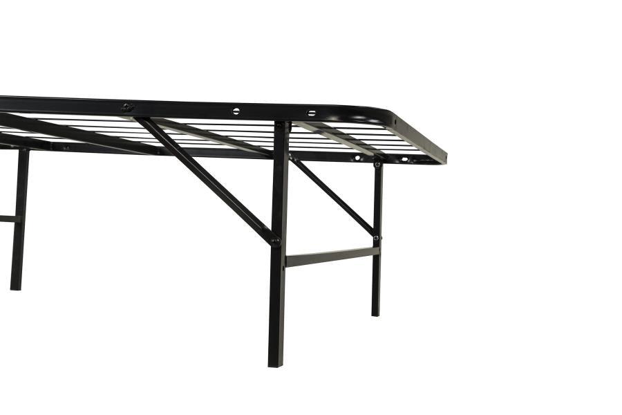 Kramer Black Twin XL Folding Metal Platform Bed Frame by Coaster at Eve Furniture