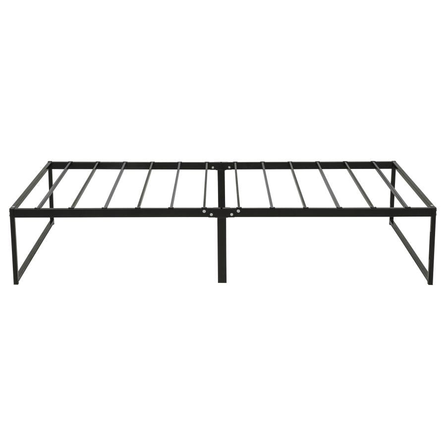 Gates Black Twin Heavy-Gauge Metal Platform Bed Frame by Coaster at Eve Furniture