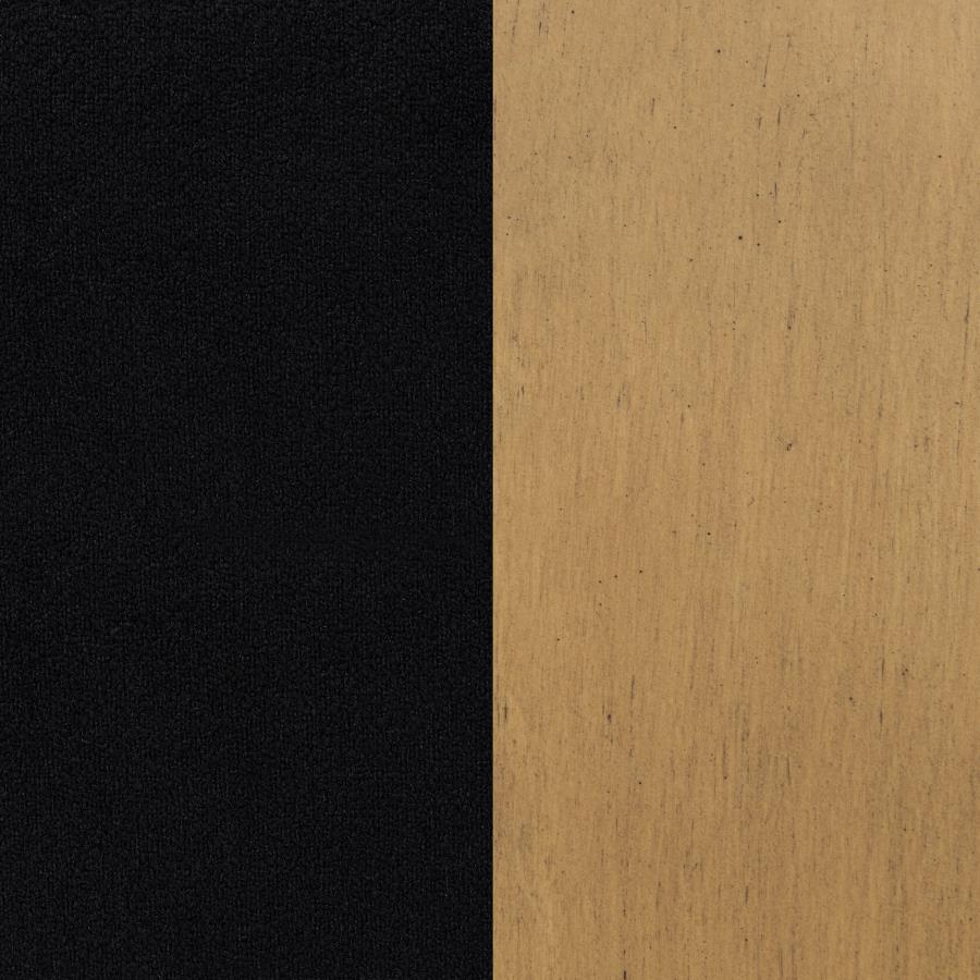 Blaire Black Upholstered California King Wingback Platform Bed by Coaster at Eve Furniture