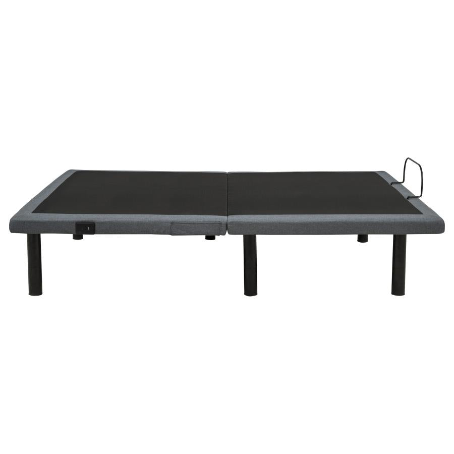 Weston Black/Grey Full Dual-Motor Massage Adjustable Bed Base by Coaster at Eve Furniture