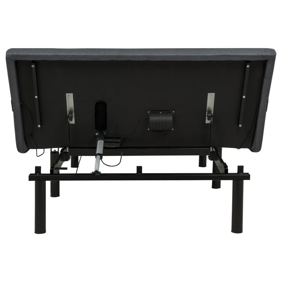 Weston Black/Grey Queen Dual-Motor Massage Adjustable Bed Base by Coaster at Eve Furniture