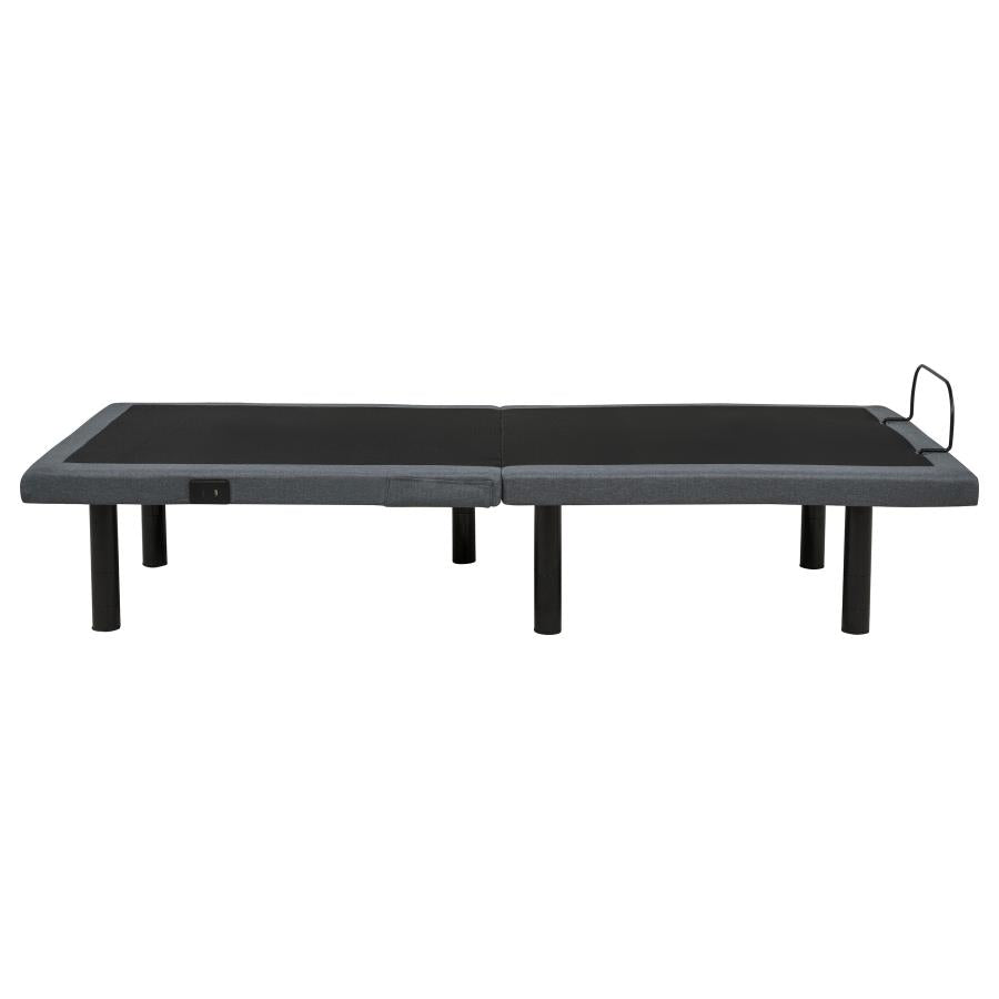 Weston Black/Grey Twin XL Dual-Motor Massage Adjustable Bed Base by Coaster at Eve Furniture