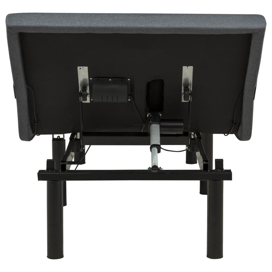 Weston Black/Grey Twin XL Dual-Motor Massage Adjustable Bed Base by Coaster at Eve Furniture