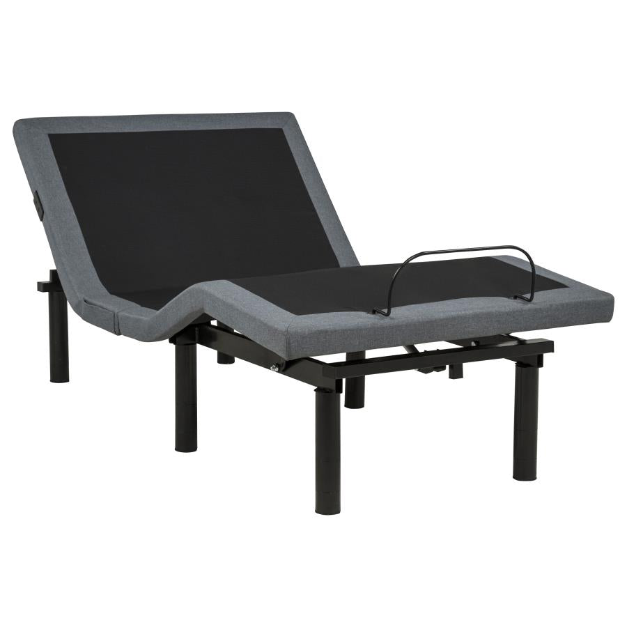 Weston Black/Grey Twin Dual-Motor Massage Adjustable Bed Base by Coaster at Eve Furniture