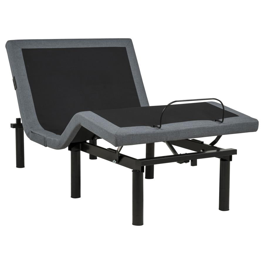 Weston Black/Grey Twin Dual-Motor Massage Adjustable Bed Base by Coaster at Eve Furniture