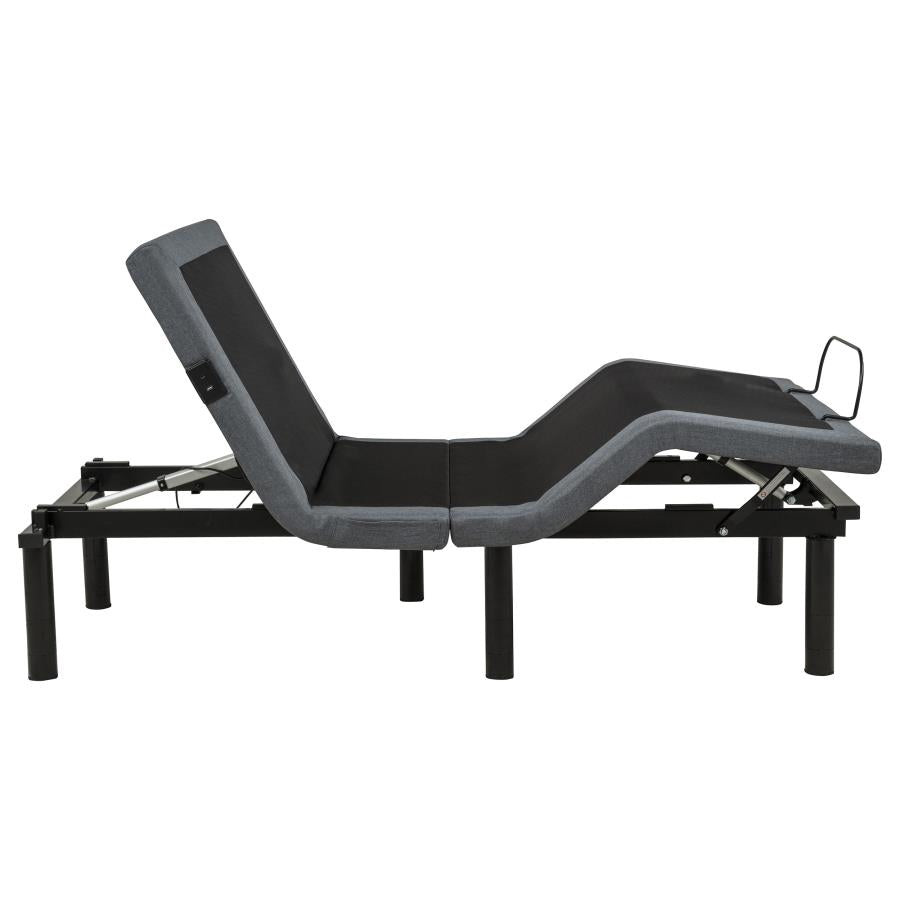 Weston Black/Grey Twin Dual-Motor Massage Adjustable Bed Base by Coaster at Eve Furniture