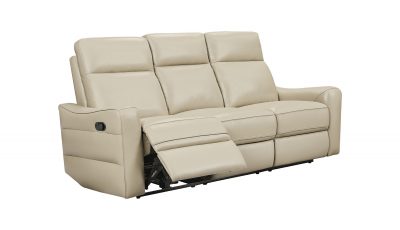 3517 Cream Sofa w/ manual recliners by ESF Furniture at Eve Furniture