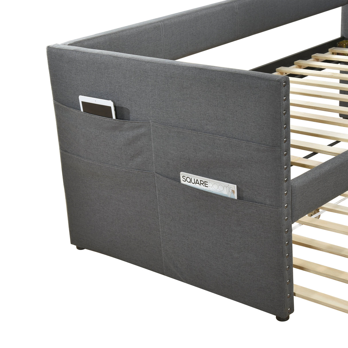 Boynton Dark Gray Daybed with Trundle