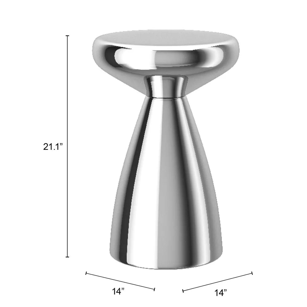 Decatur Side Table Silver - Image 7