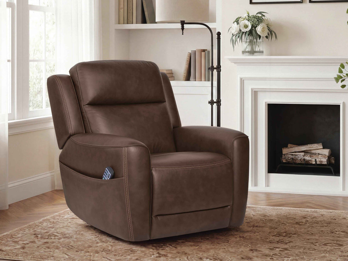 4Z-Serenity Zone Espresso Power Lift Recliner by Ashley at Eve Furniture