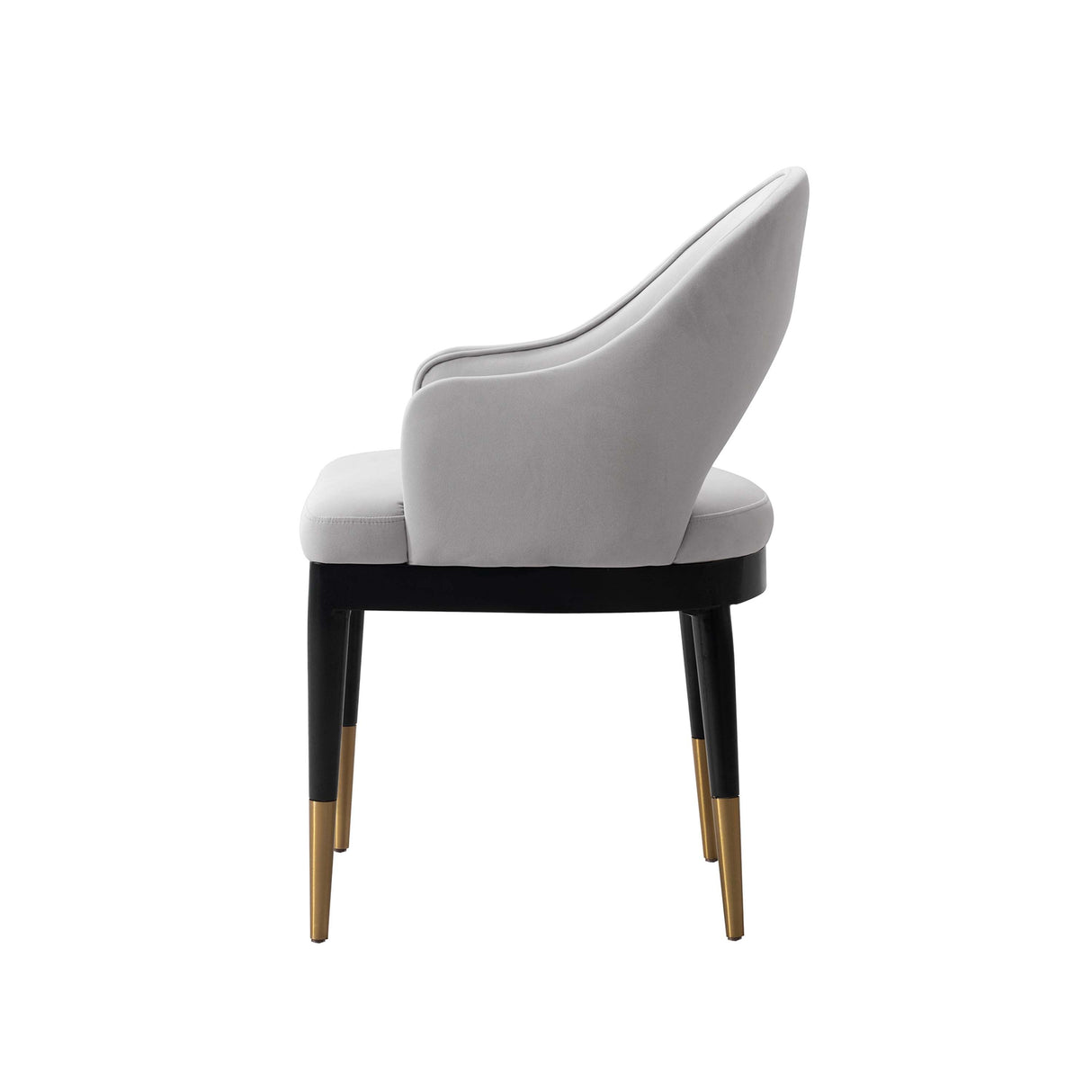 5-Piece Rockaway 70.86 Dining Set with 4 Carrington Chairs in Black and Light Grey by Manhattan Comfort at Eve Furniture