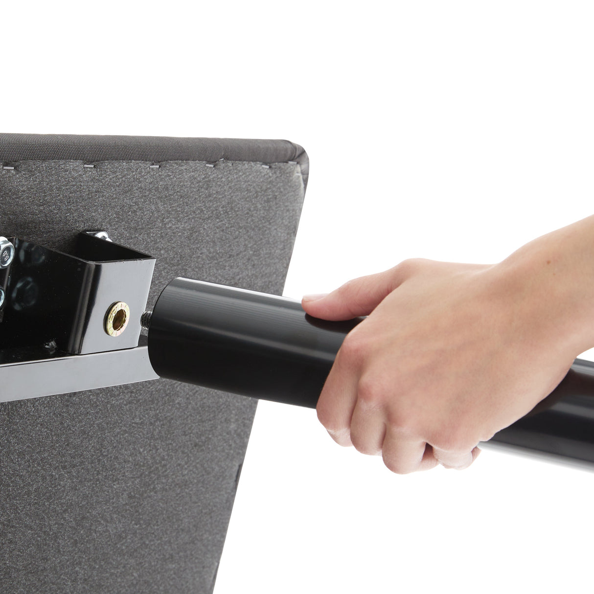 50 Series Black Queen Adjustable Bed Base by Malouf at Eve Furniture