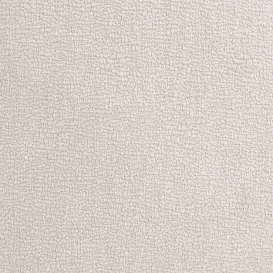 Eskola Ivory Chenille Accent Chair with Rounded Shelter Arms by Coaster at Eve Furniture