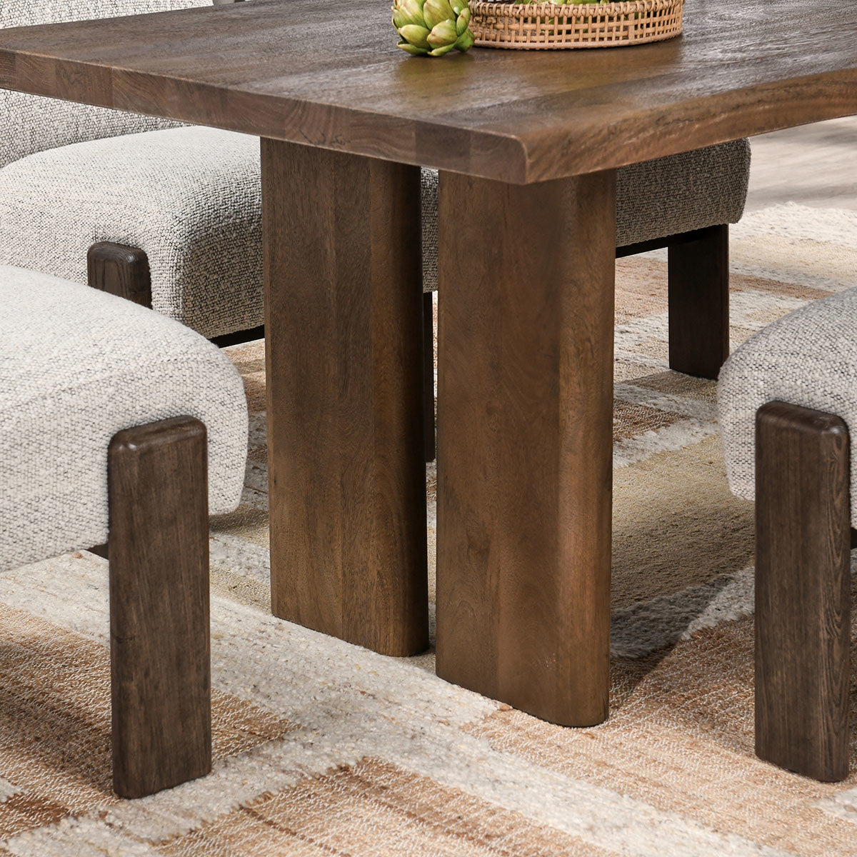 Holmes Dining Table - Artisan Brown