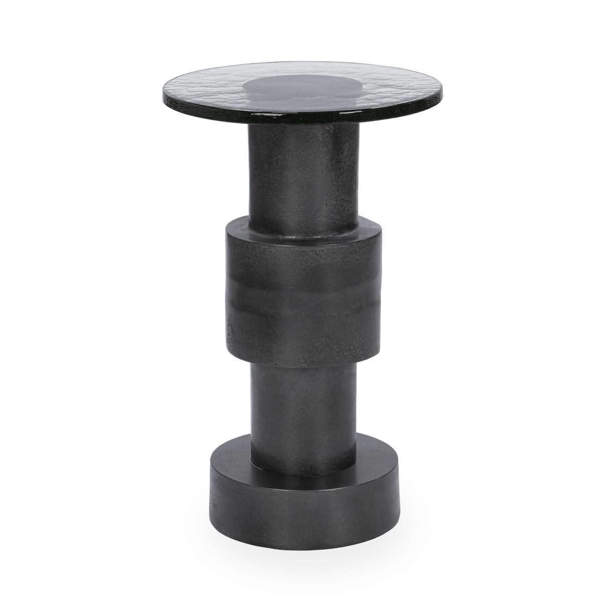 Callen Accent Table - Antique Nickel by Classic Home at Eve Furniture