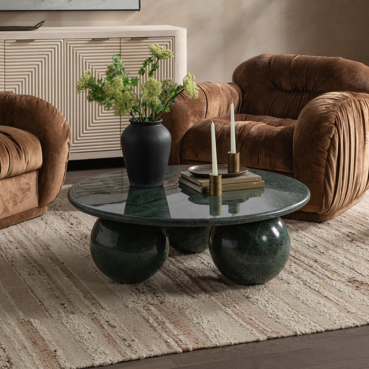 Castello Coffee Table - Forest Green