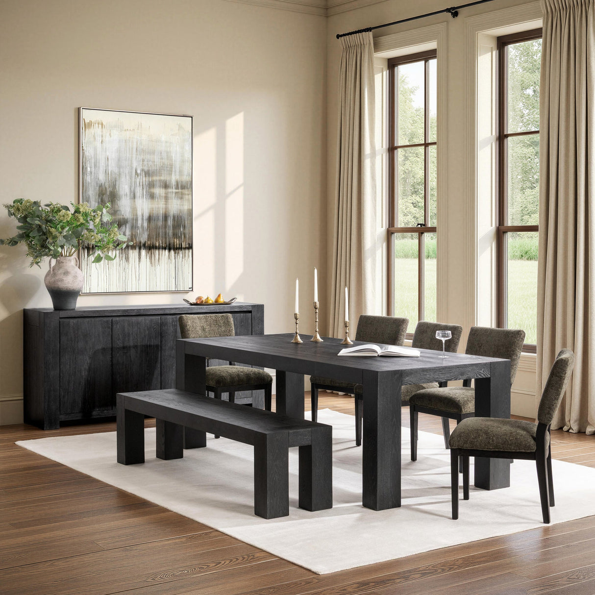 Bristol Dining Table - Onyx Haze by Classic Home at Eve Furniture