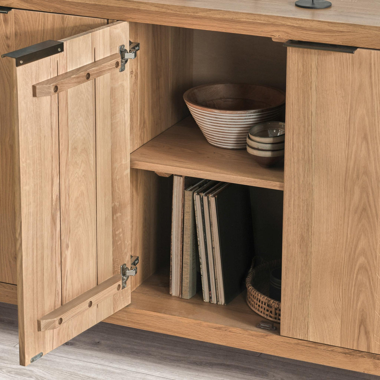 Parsons 4Dr Sideboard - Natural by Classic Home at Eve Furniture