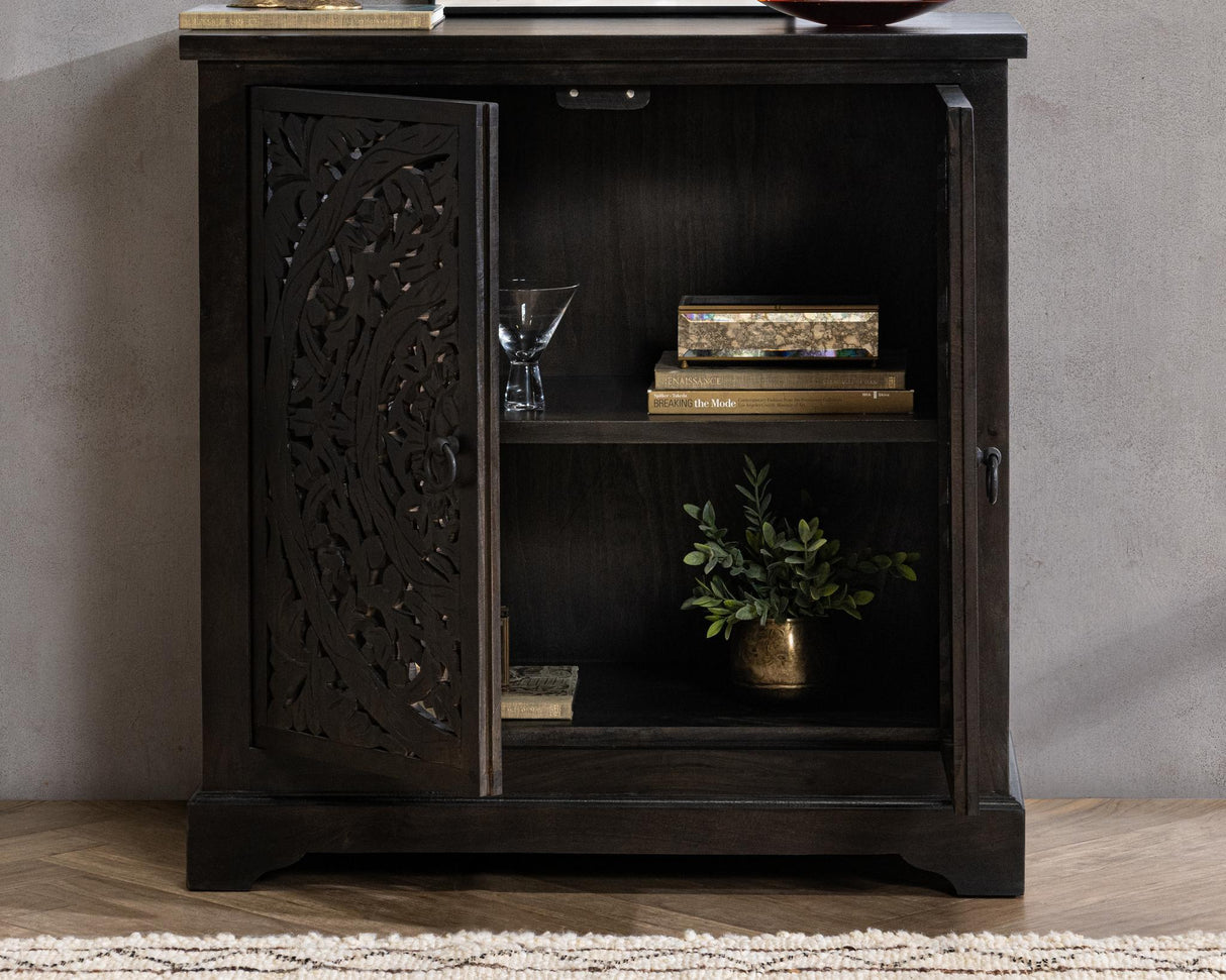 Harmony 2 Door Cabinet - Harvest Walnut by Classic Home at Eve Furniture