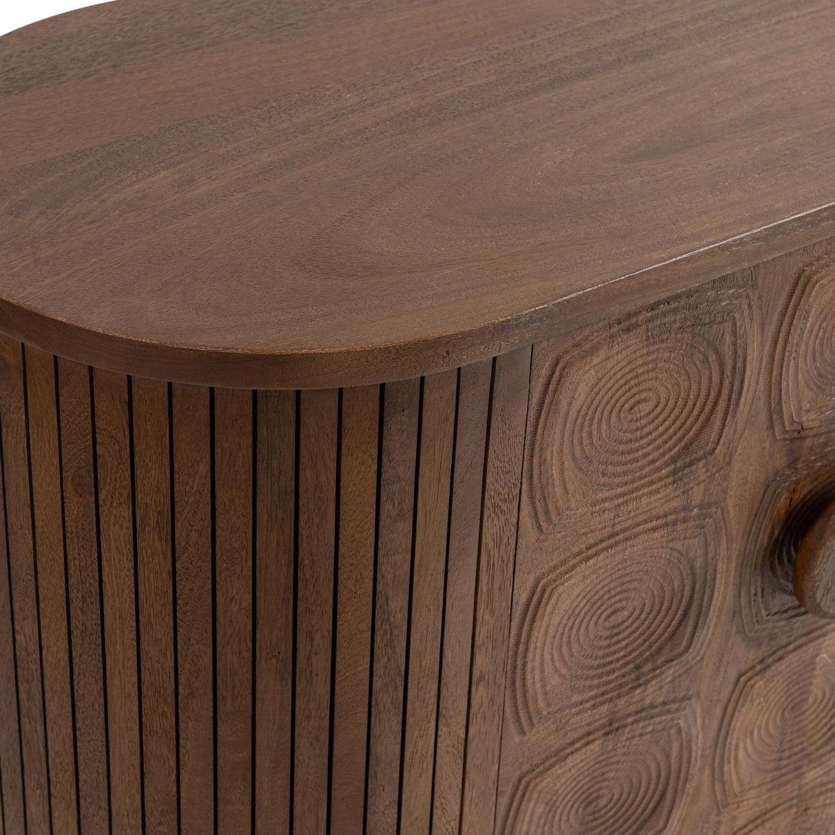 Lyle 4 Door Cabinet - Artisan Brown
