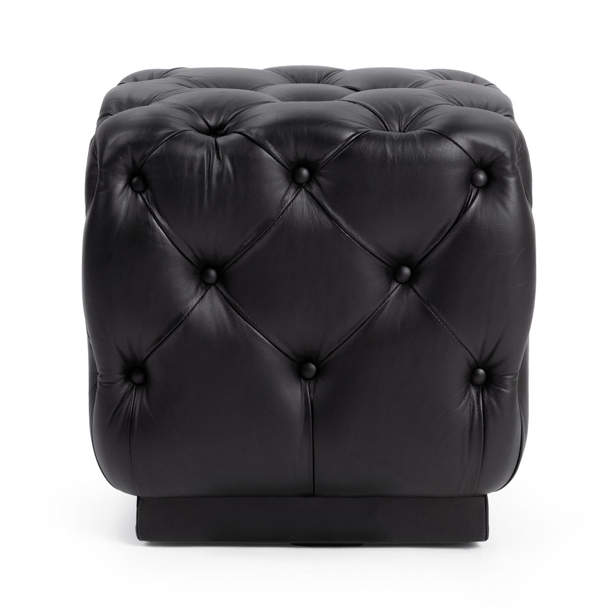 Briar 18" Square Ottoman - Midnight Raven by Classic Home at Eve Furniture