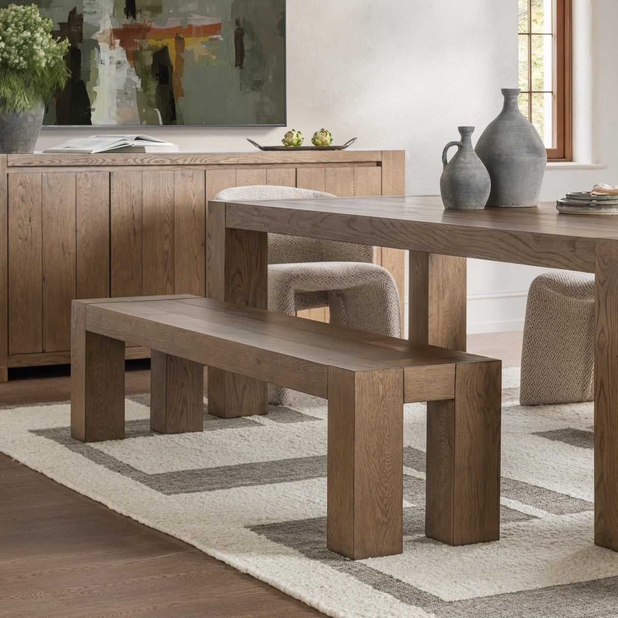 Bristol Bench - Café Brown by Classic Home at Eve Furniture