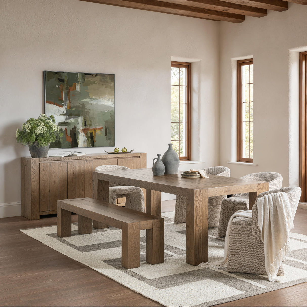 Bristol Bench - Café Brown by Classic Home at Eve Furniture