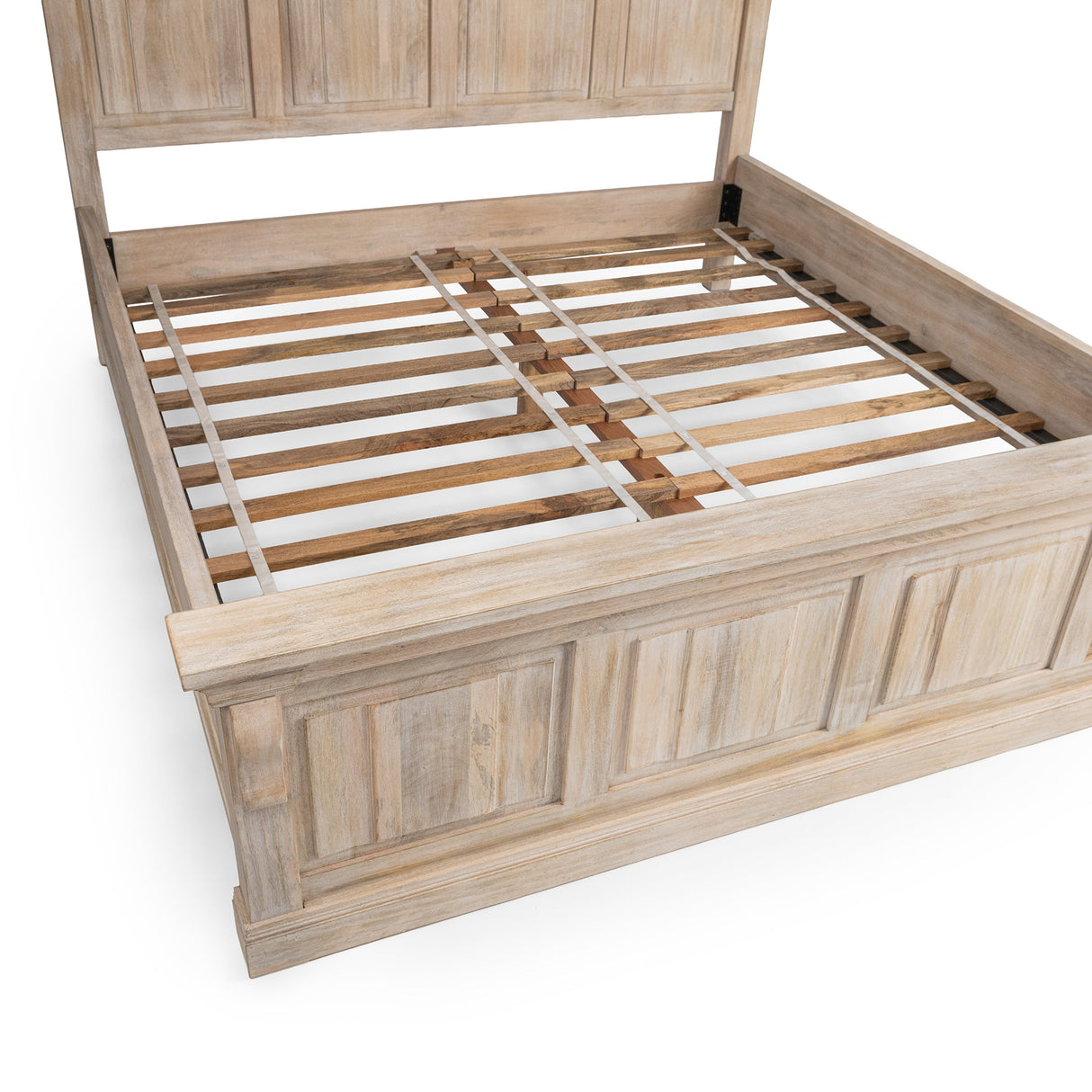 Adelaide Bed - Natural Cream Wash