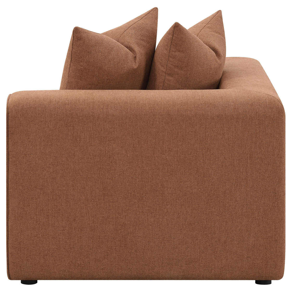 Jennifer Terracotta Upholstered Corner Chair