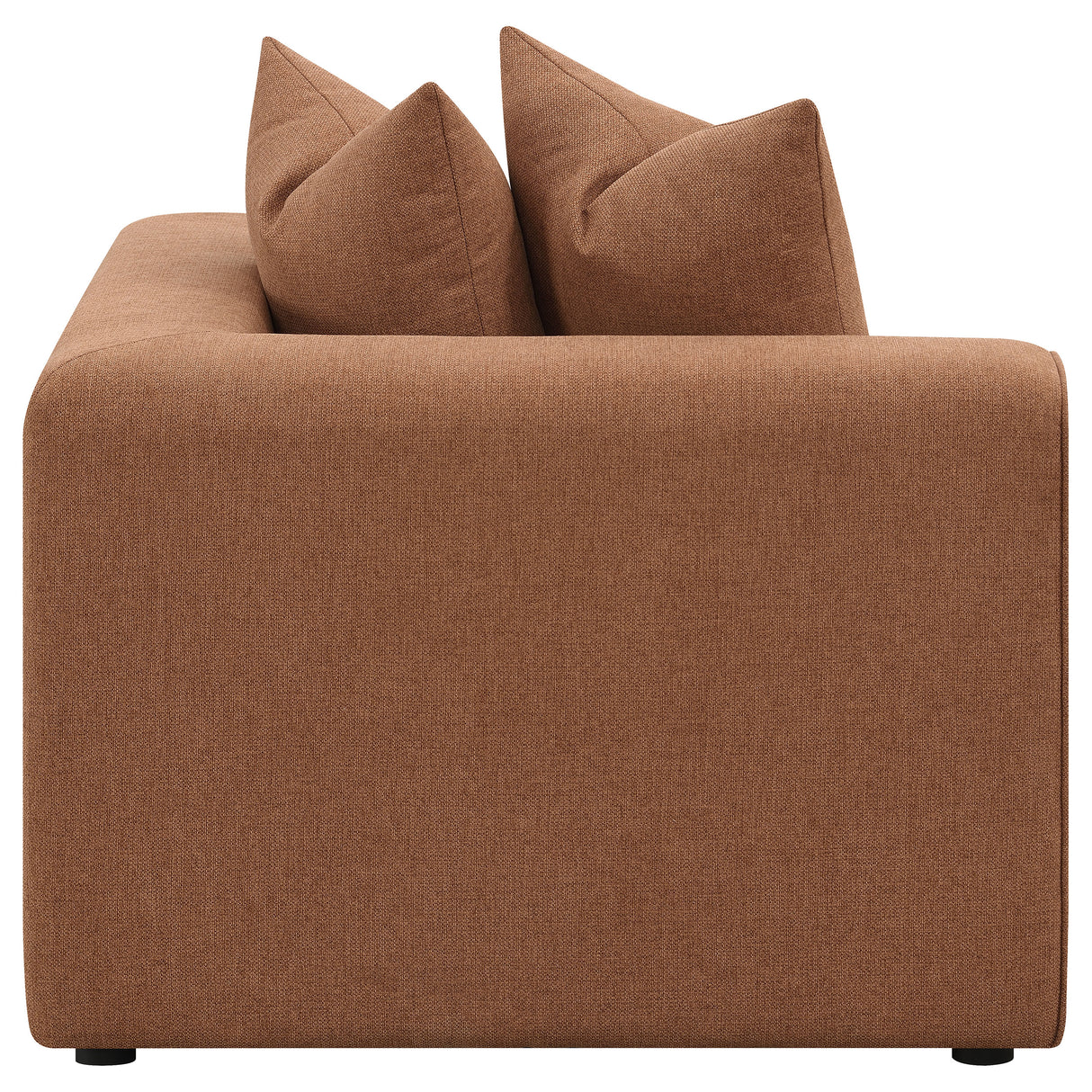 Jennifer Terracotta Upholstered Corner Chair
