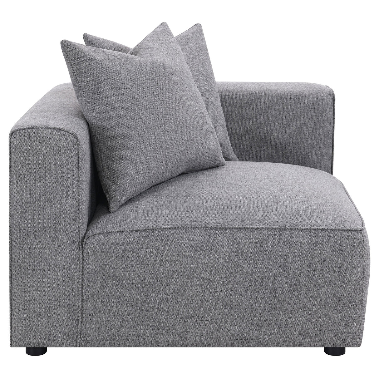 Jennifer Grey Upholstered Corner Chair