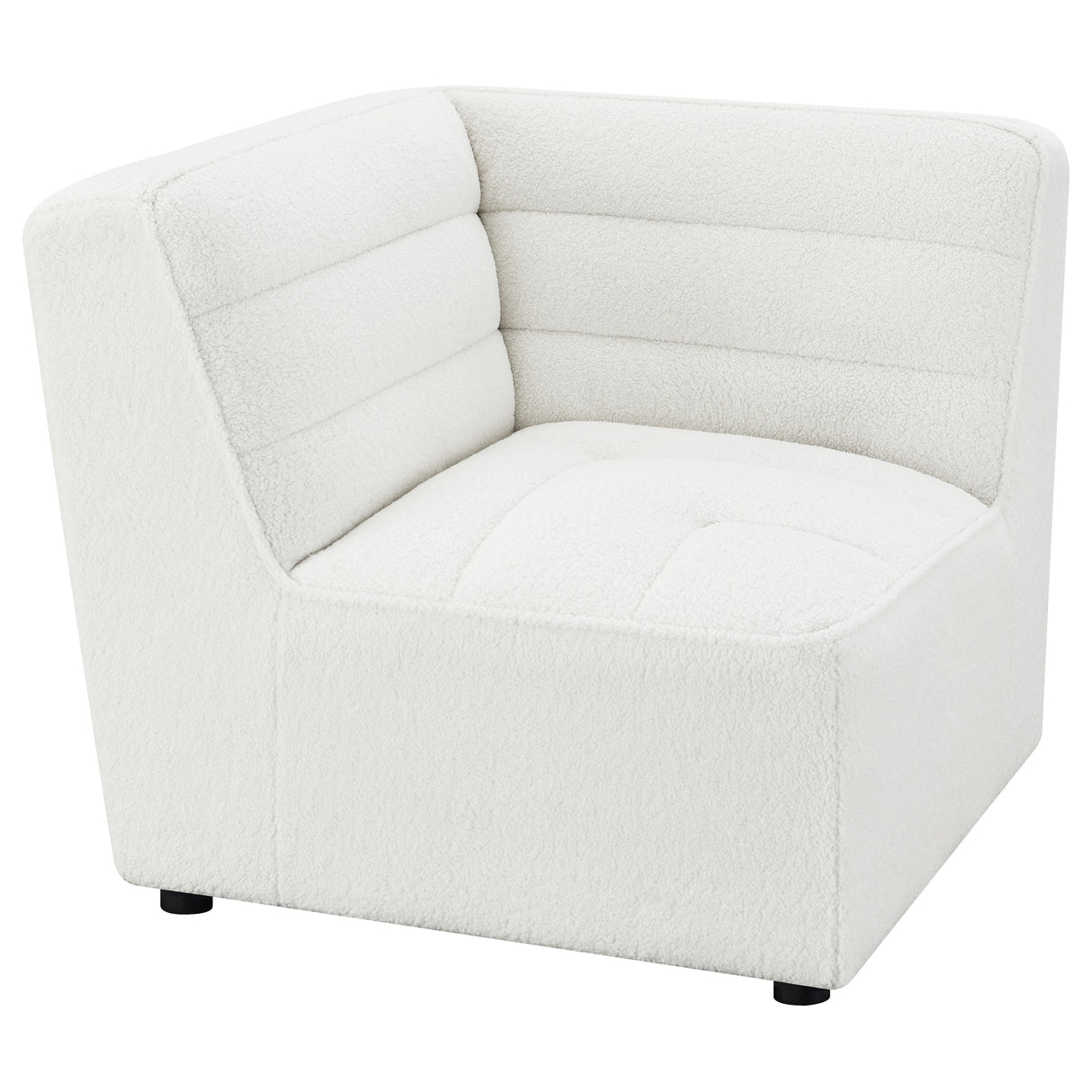 Jennifer Ivory Upholstered Corner Chair