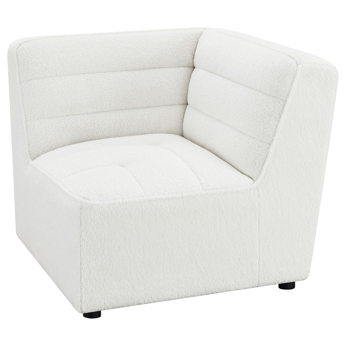 Jennifer Ivory Upholstered Corner Chair
