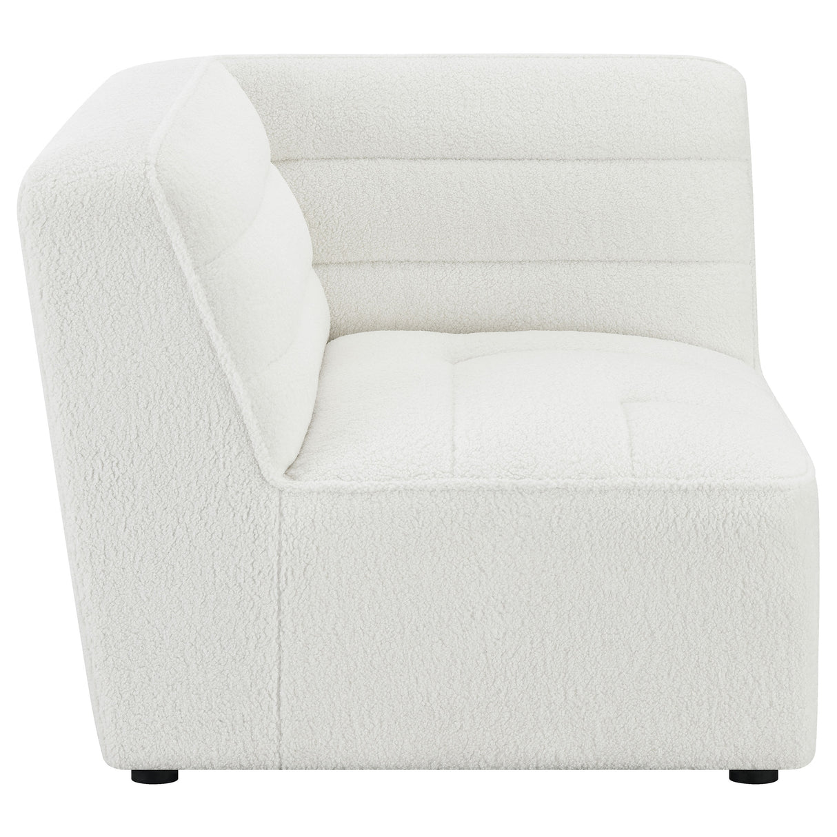 Jennifer Ivory Upholstered Corner Chair