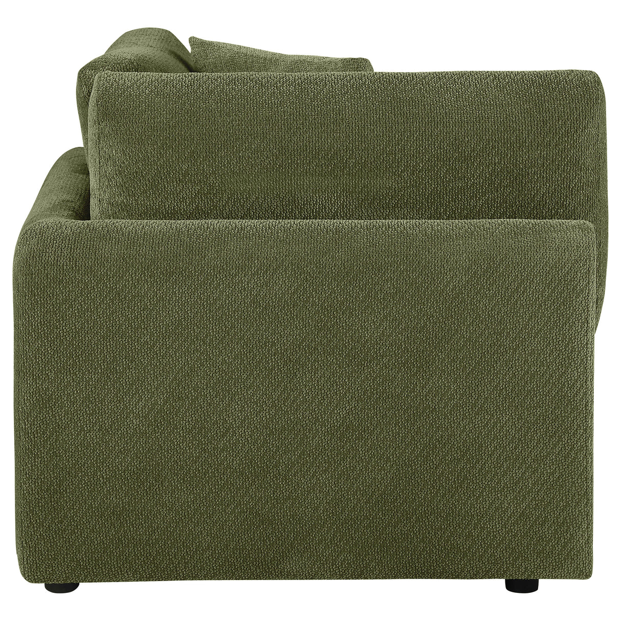 Elysia Green Fabric Upholstered Modular Corner Chair