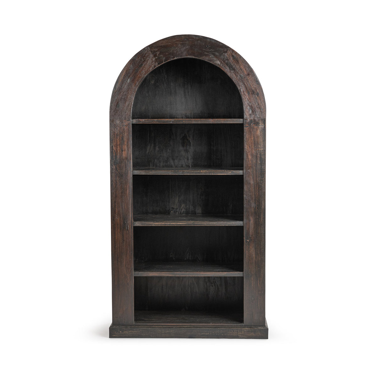 Alta Charcoal Haze Arch Bookcase by Classic Home at Eve Furniture