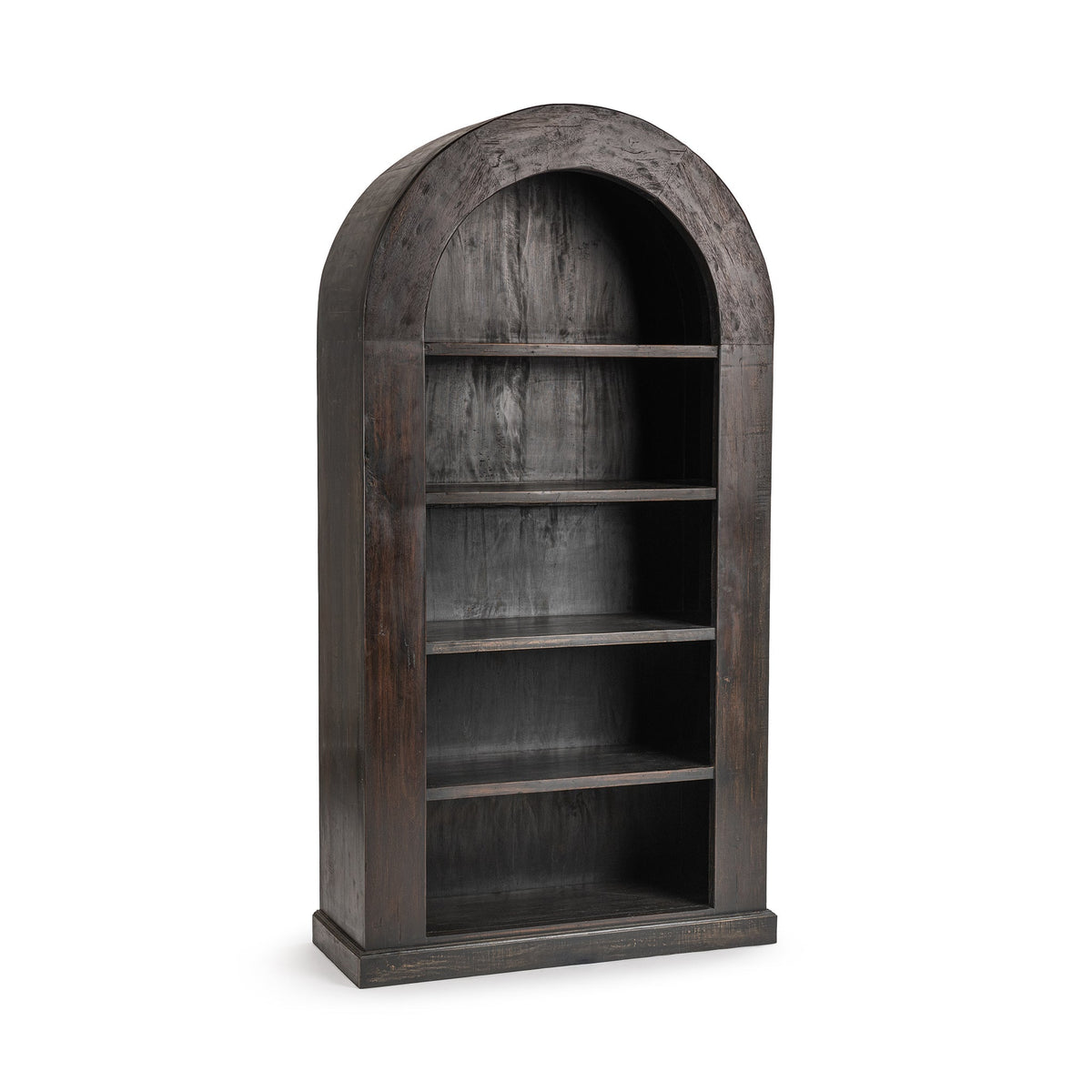 Alta Charcoal Haze Arch Bookcase by Classic Home at Eve Furniture