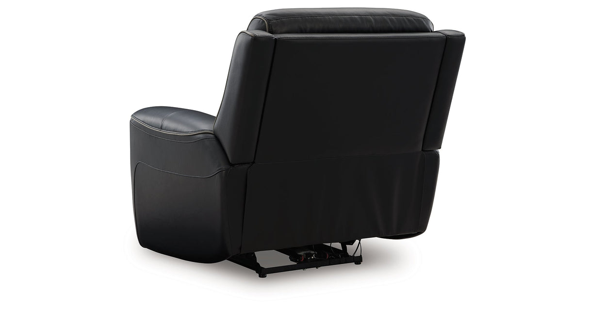 5Z-Comfort Onyx Power Reclining Living Room Set by Ashley at Eve Furniture