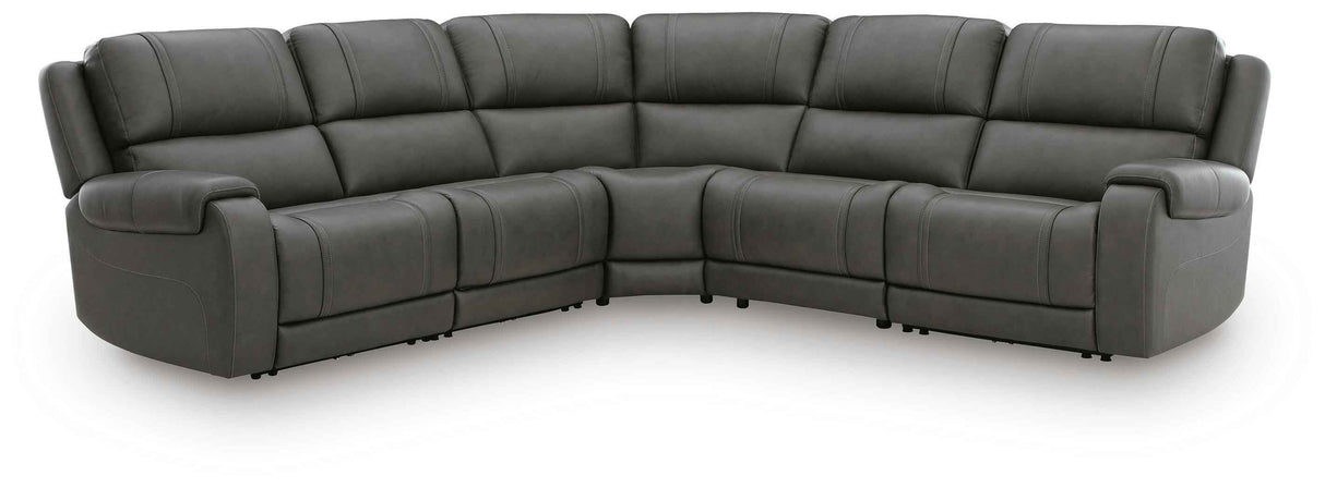 5Z - Pittson Anchor 5-Piece Power Reclining Sectional