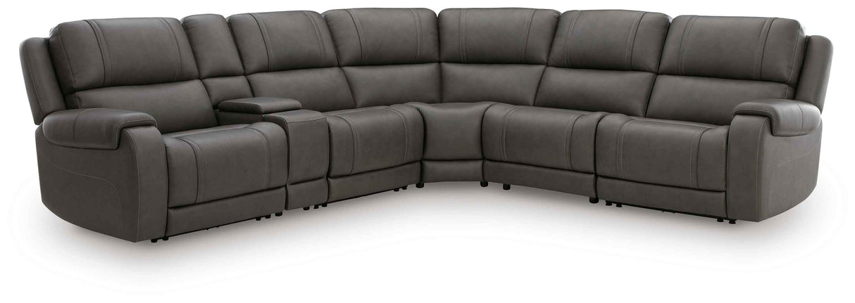 5Z - Pittson Anchor 6-Piece Power Reclining Sectional