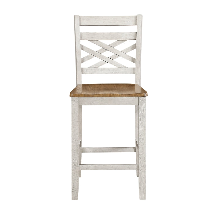 Tyler White 5-Piece Pack Counter Height Set by Homelegance at Eve Furniture
