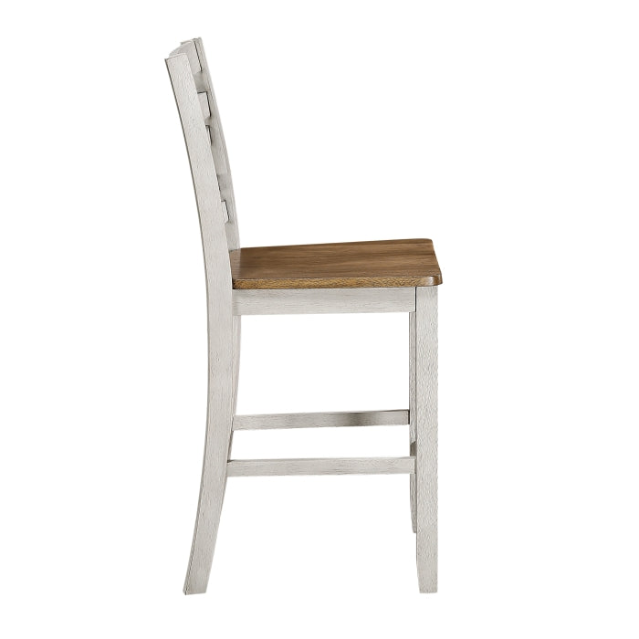 Tyler White 5-Piece Pack Counter Height Set by Homelegance at Eve Furniture