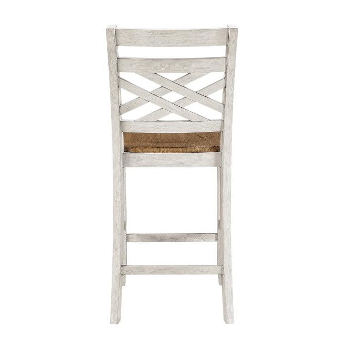 Tyler White 5-Piece Pack Counter Height Set by Homelegance at Eve Furniture